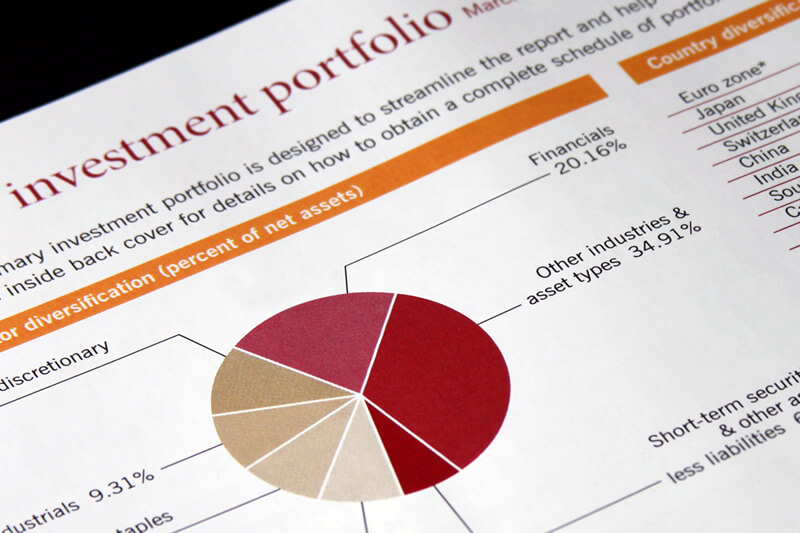 An investment portfolio